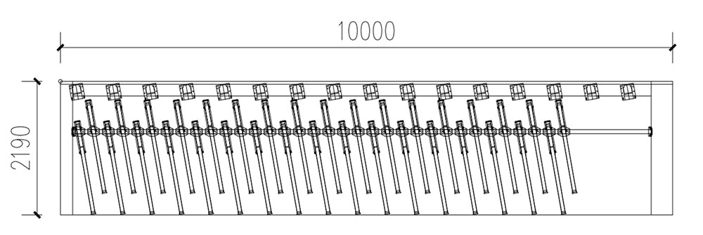 Vertical Bike Rack with Assisted Lifting System